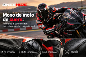 Mono de moto de cuero: ¿Por qué el cuero es tan importante en la competición?